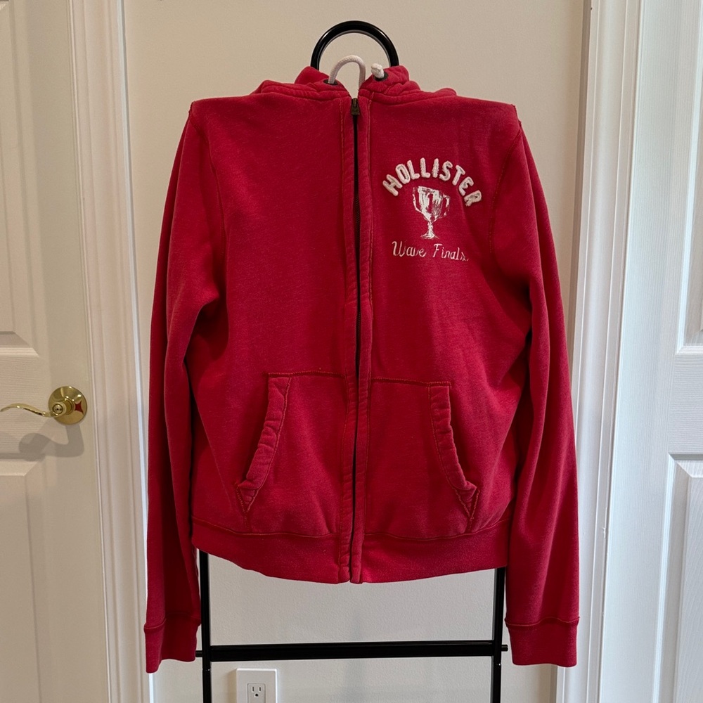 Hollister Kids Vibrant Red Hoodie